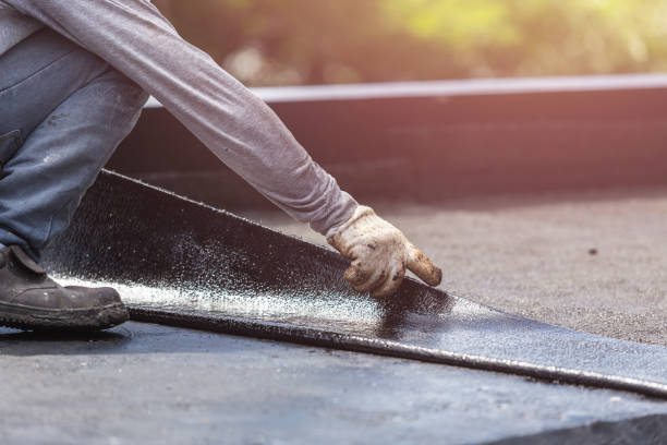 Professional Exterior Waterproofing technician working in Batavia, NY